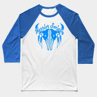 Warrior Society (Buffalo Blue) Baseball T-Shirt